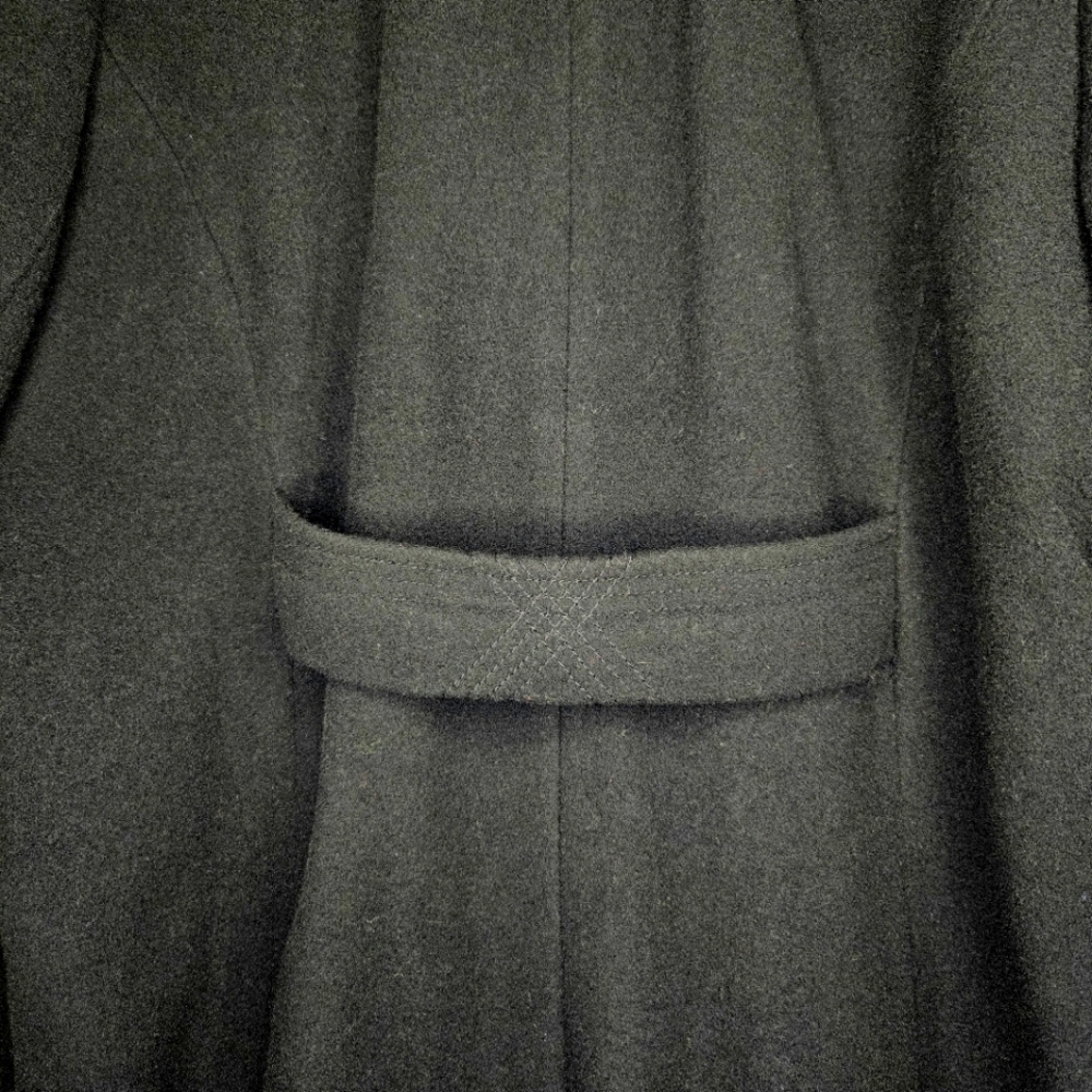 Fleet Street LDT. Black wool Coat. 1X. - Picture 8 of 15